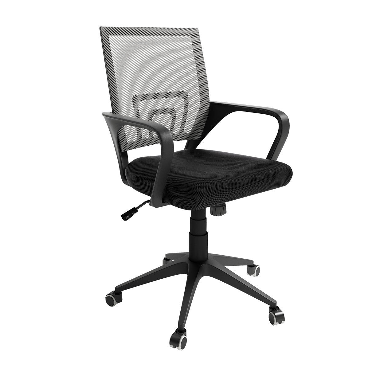 Silla de Escritorio Samara – Negra con Respaldo Gris