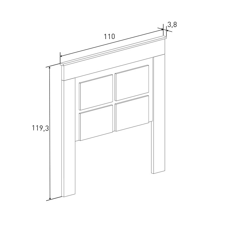 Cabecero de Cama modelo Rapid