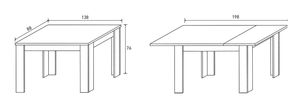 Mesa de Comedor Extensible Corfú