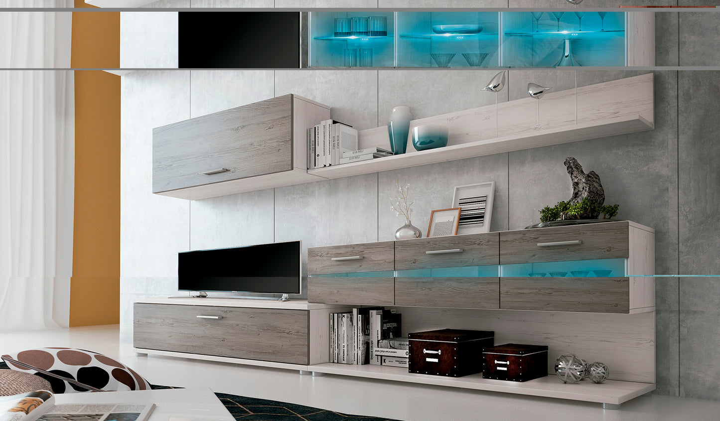 Mueble de Salón Zafiro – Moderno, funcional y con gran capacidad de almacenaje