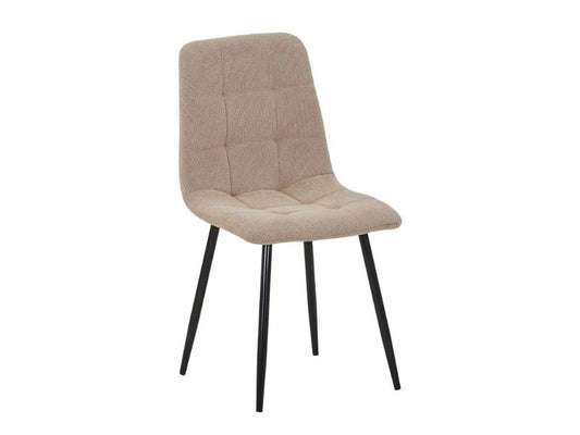 Silla de Comedor Modelo Ángela en Tela Beige