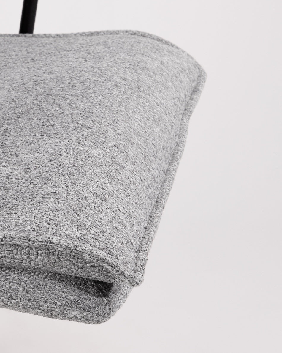 Silla de Despacho Bonn Ergo — Giratoria, Tapizada en Gris o Beige y Regulable en Altura