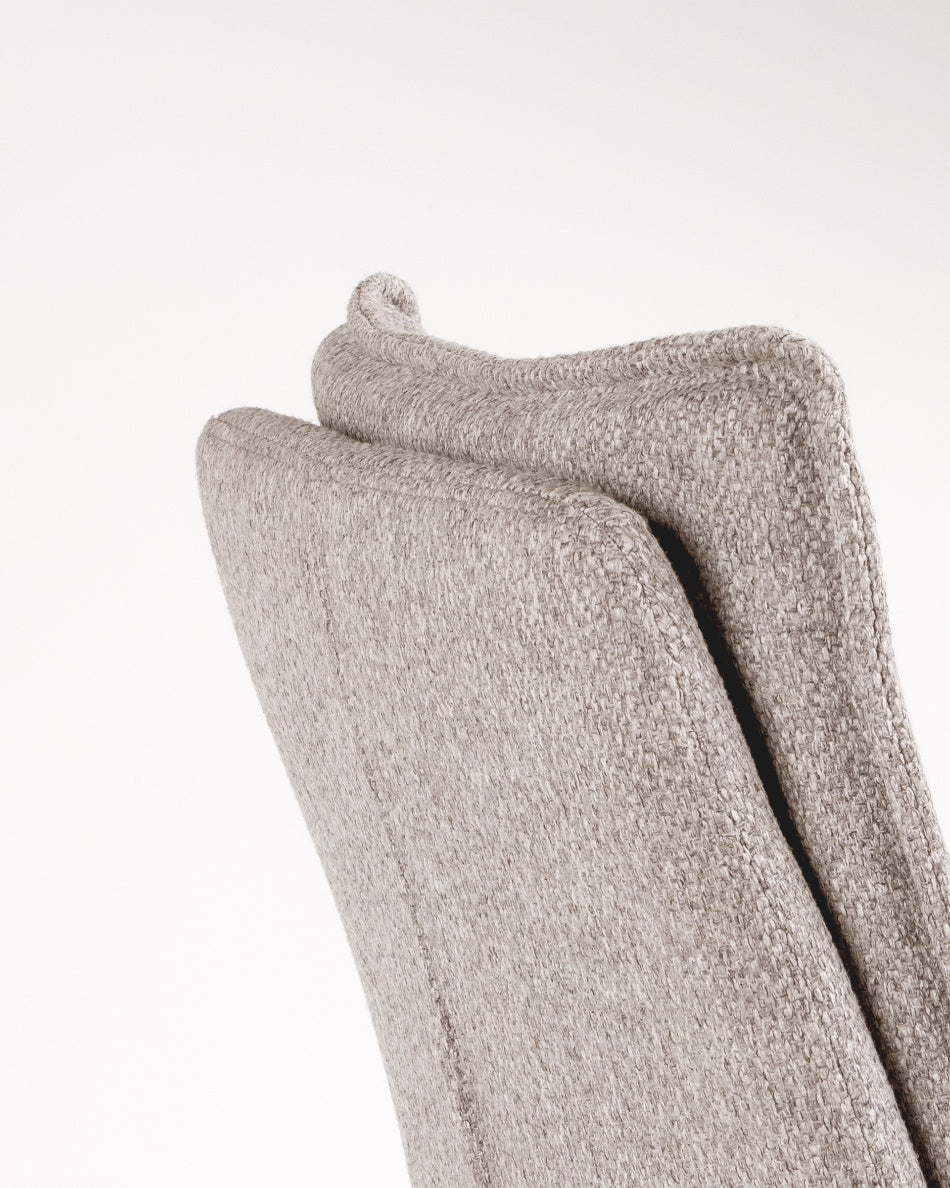 Silla de Despacho Bonn Ergo — Giratoria, Tapizada en Gris o Beige y Regulable en Altura