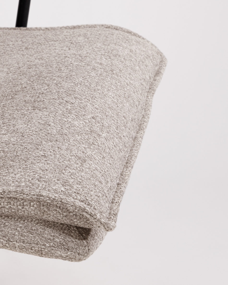 Silla de Despacho Bonn Ergo — Giratoria, Tapizada en Gris o Beige y Regulable en Altura