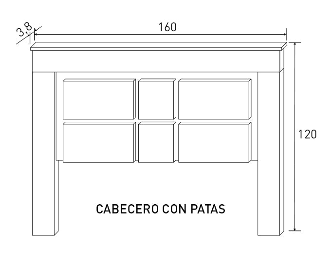 Cabecero de Cama Chellen