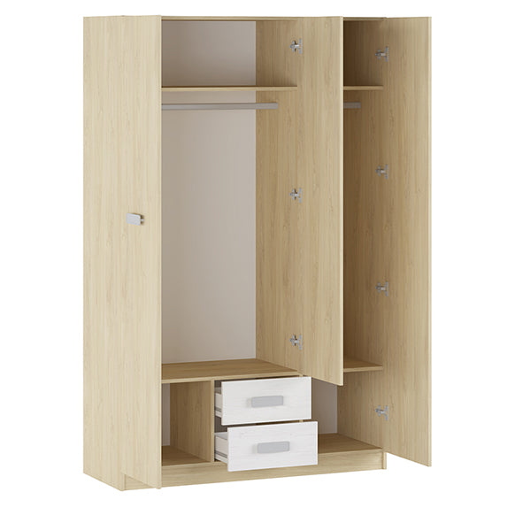 Armario Donald 3 Puertas Abatibles con 2 Cajones