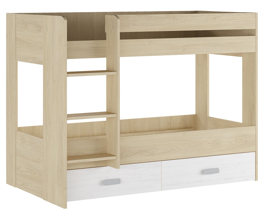 Cama Litera Donald – Diseño funcional con almacenaje inferior