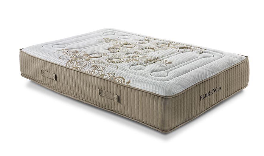 Colchón Florencia — Muelles Ensacados Premium, ECONATUR 40 kg/m³ y Viscoelástica 55 kg/m³