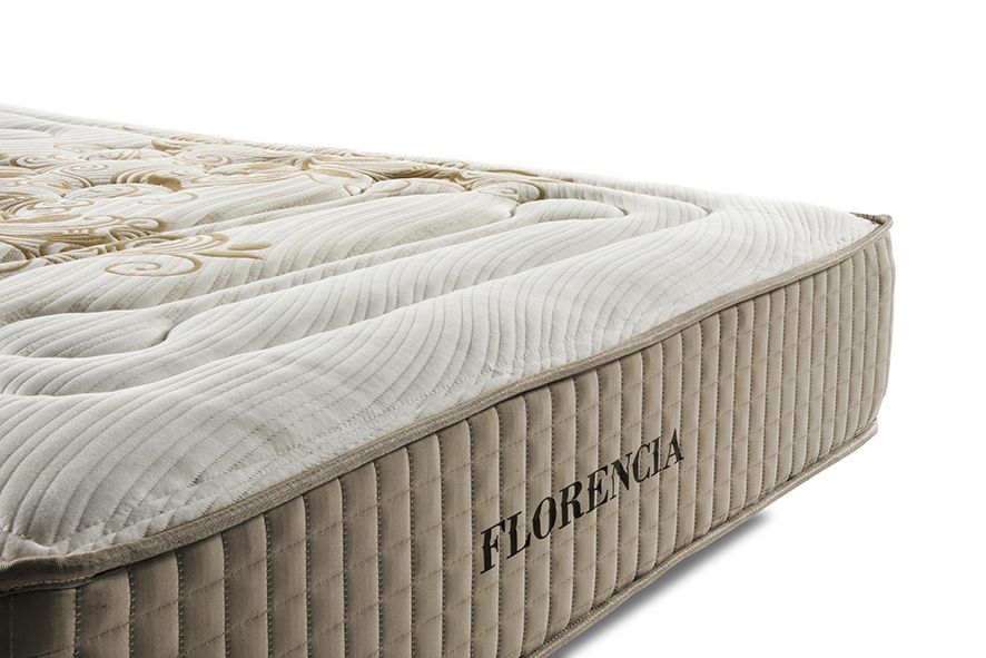 Colchón Florencia — Muelles Ensacados Premium, ECONATUR 40 kg/m³ y Viscoelástica 55 kg/m³
