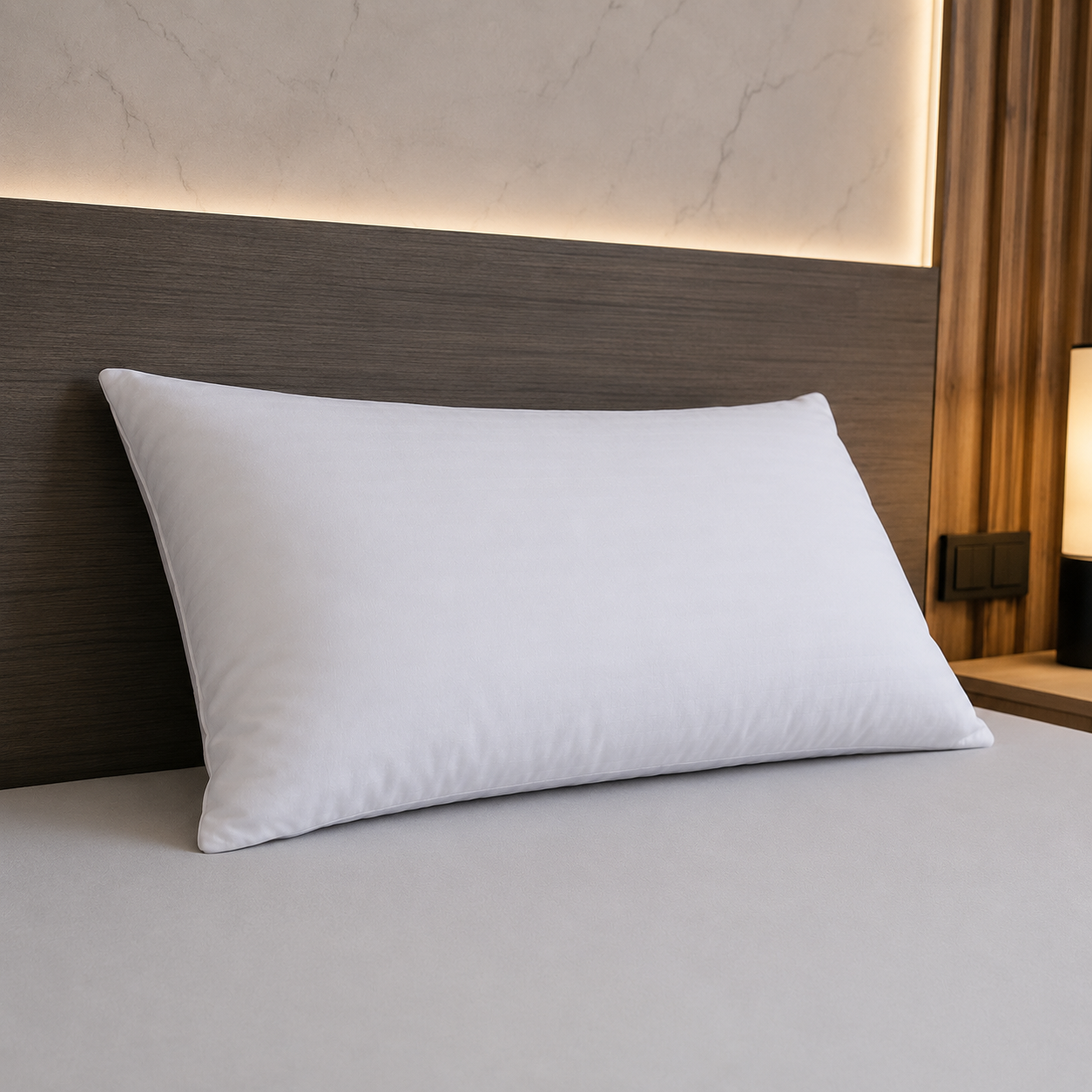 Almohada de Fibra — Suave, Mullida y Transpirable para el Descanso Diario