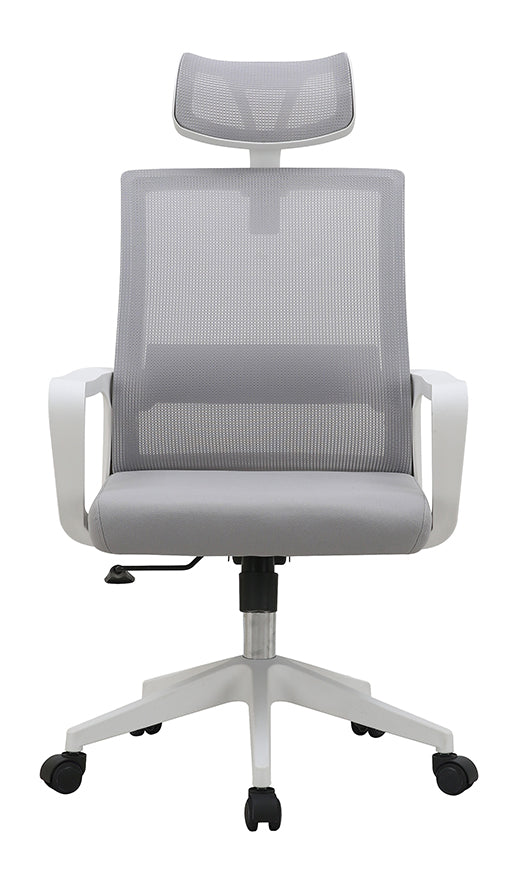 Silla de Escritorio Ergonómica Atlas — Malla Transpirable, Reposacabezas y Soporte Lumbar