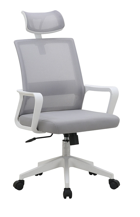 Silla de Escritorio Ergonómica Atlas — Malla Transpirable, Reposacabezas y Soporte Lumbar
