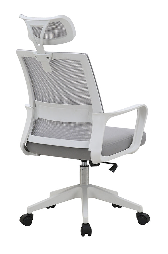 Silla de Escritorio Ergonómica Atlas — Malla Transpirable, Reposacabezas y Soporte Lumbar