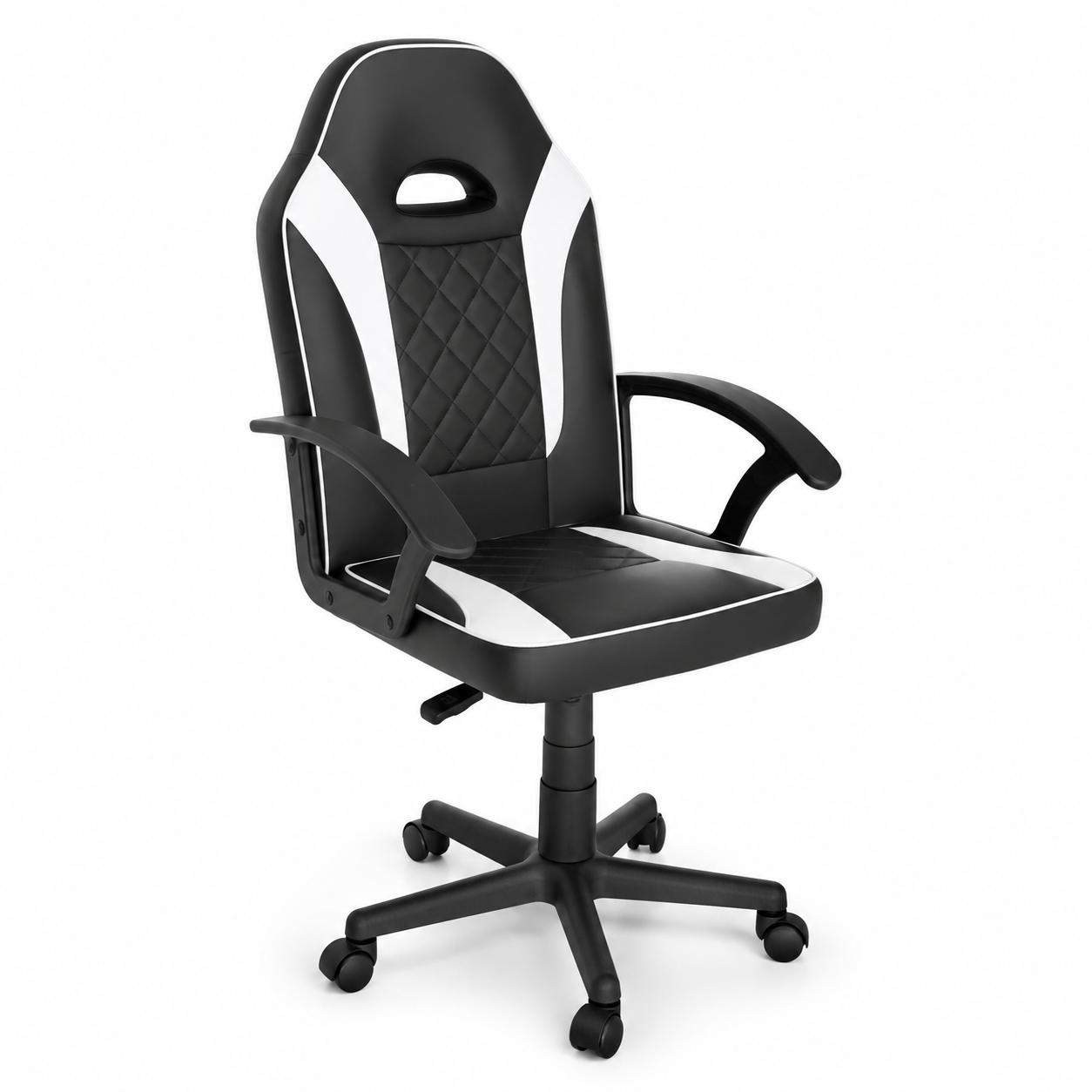 Silla Gaming Taipei — Polipiel Bicolor con Respaldo Alto, en Cuatro Colores