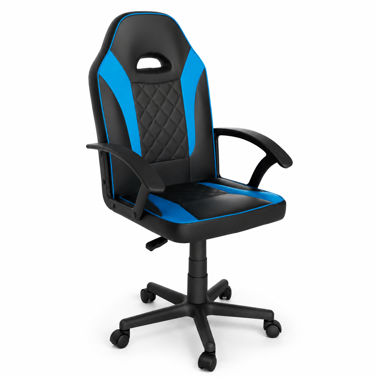 Silla Gaming Taipei — Polipiel Bicolor con Respaldo Alto, en Cuatro Colores