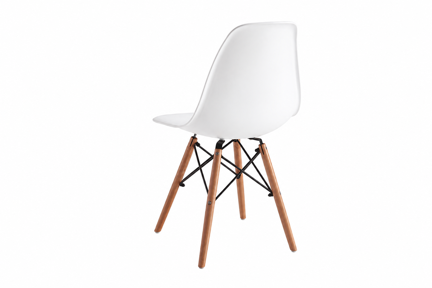 Silla de Comedor Dinamarca — Diseño Nórdico con Patas de Madera, Pack de 4