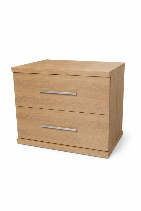 Mesita de noche Italia de 2 cajones