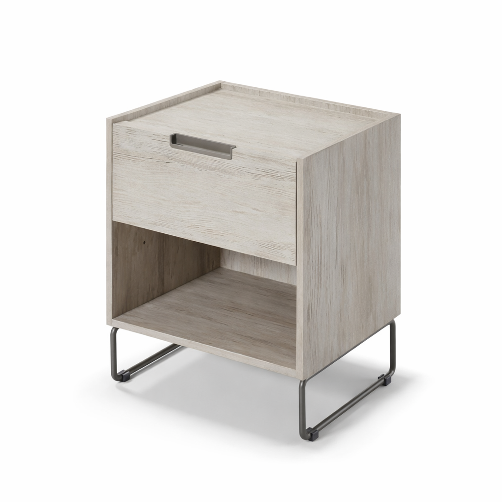 Mesita de noche Mode con 1 cajón