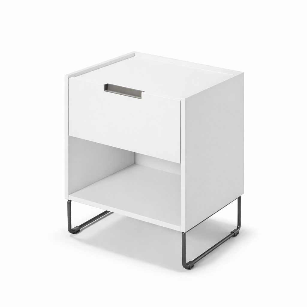 Mesita de noche Mode con 1 cajón