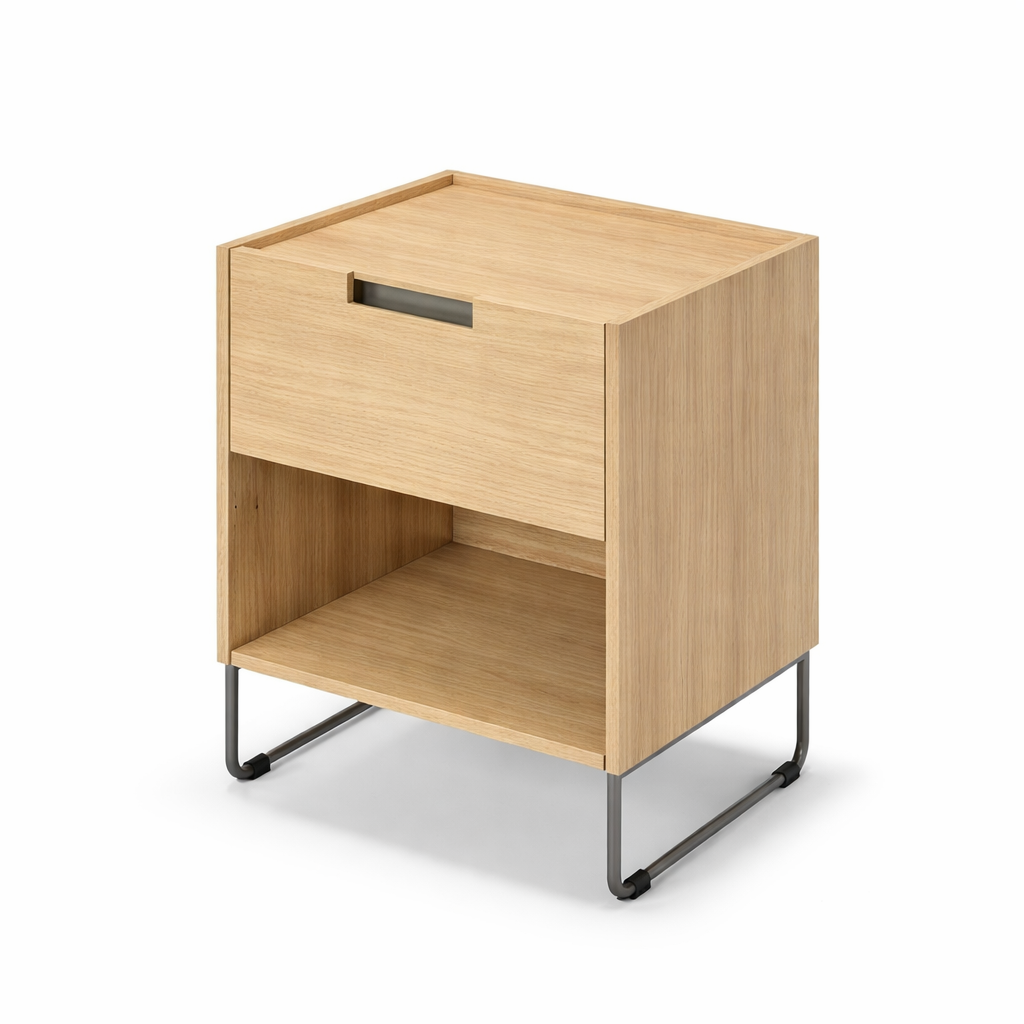 Mesita de noche Mode con 1 cajón