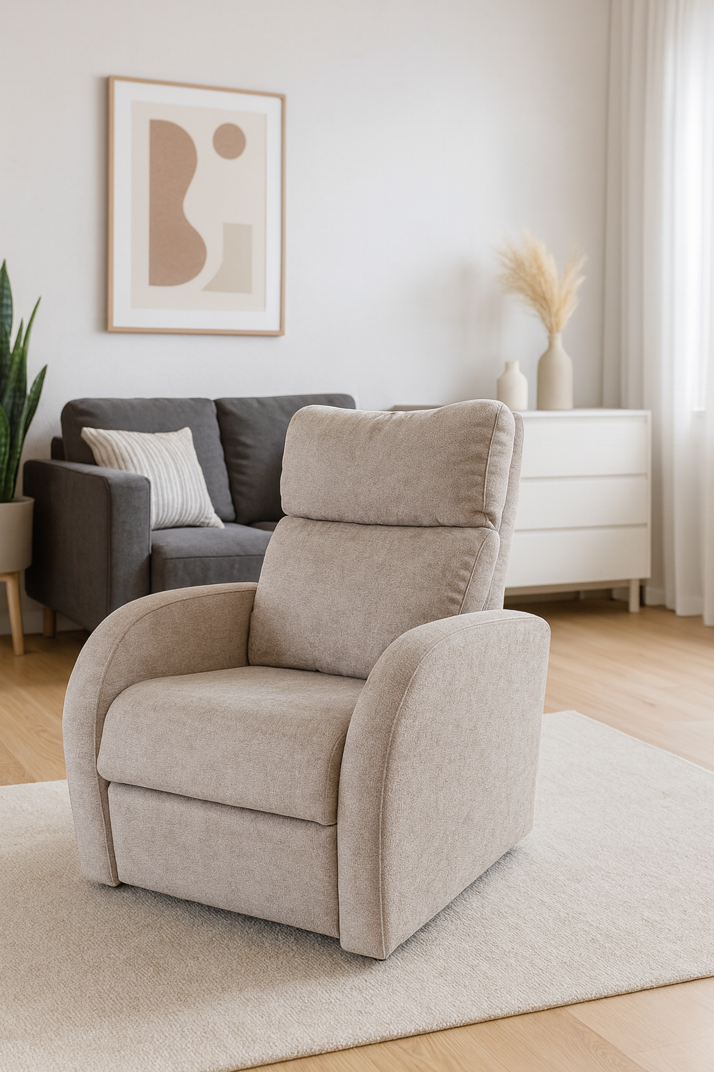 Sillón Relax Dehli con Mecanismo Empujón